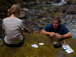 Litter Release - Rio San Lorencito - Downstream 4-4-2009 1-55-45 PM
